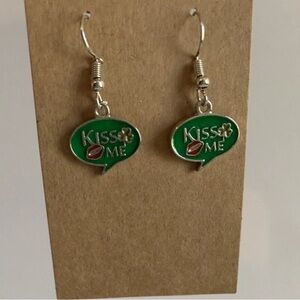 St. Patrick’s Day Kiss Me Earrings